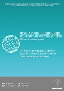 Міжнародні відносини: теоретико-практичні аспекти