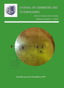Journal of Chemistry and Technologies