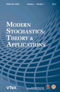 Modern Stochastics: Theory and Applications