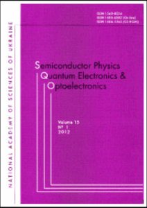 Фізика напівпровідників, квантова електроніка та оптоелектроніка (Semiconductor Physics, Quantum Electronics and Optoelectronics)