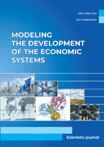Modeling the development of the economic systems